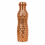 Curved Pure Copper Water Bottle Ayurveda Living
