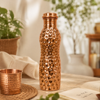 Dimple Pure Copper bottle Ayurveda Living