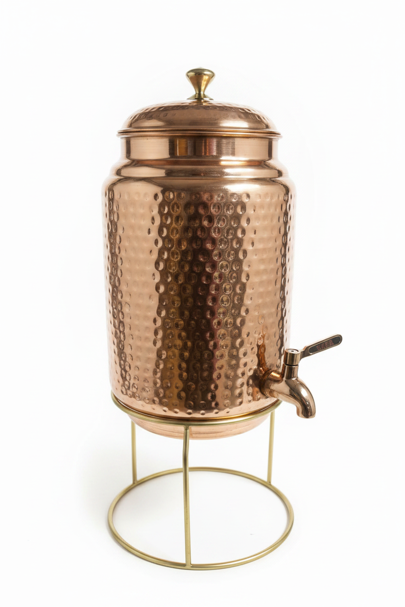 Copper Dispenser - Side Angle Hero