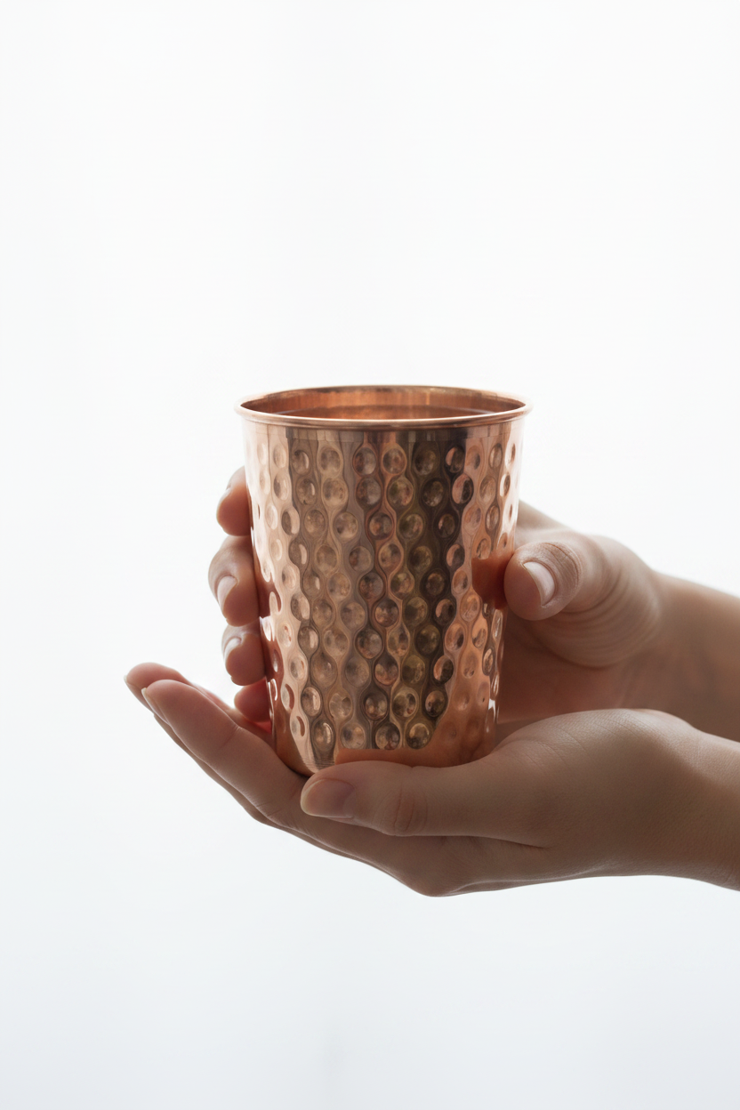 Copper Glass - Woman Holding