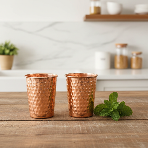 Hammered Pure Copper Glass | 280ml