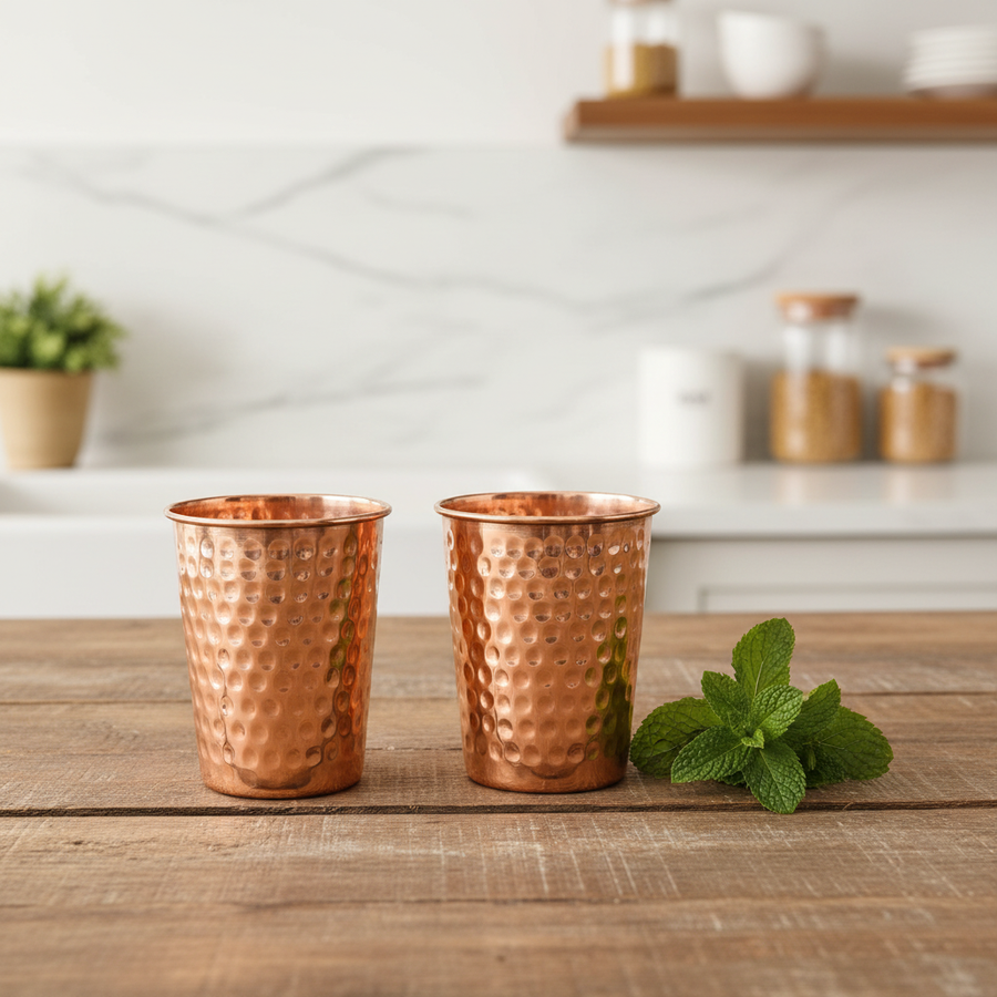 Hammered Pure Copper Glass | 280ml