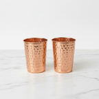 Copper Glasses - White Background