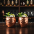 Hammered Pure Copper Moscow Mule Mug | 480ml