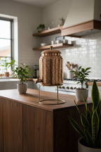 Copper Water Dispenser - Kitchen Lifestyle