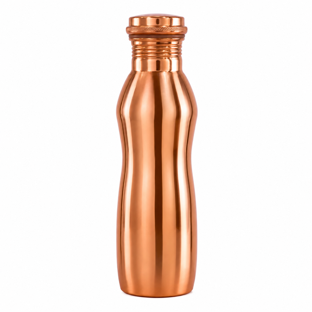 Pure Copper Classic Water Bottle | 600 ml