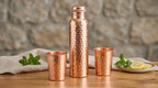 Pure Copper Ritual Set — Bottle & 2 Handcrafted Glasses