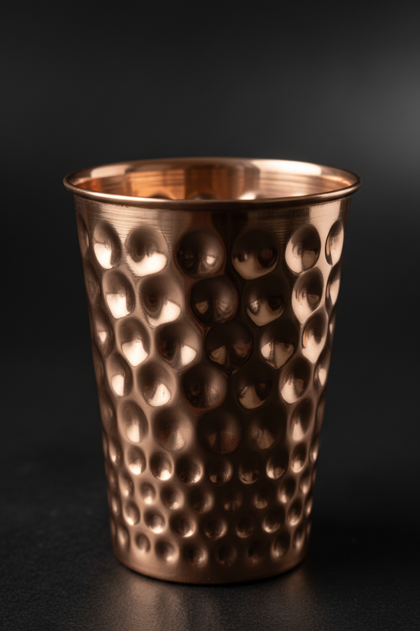 Dimple Glass - Dramatic Close-up