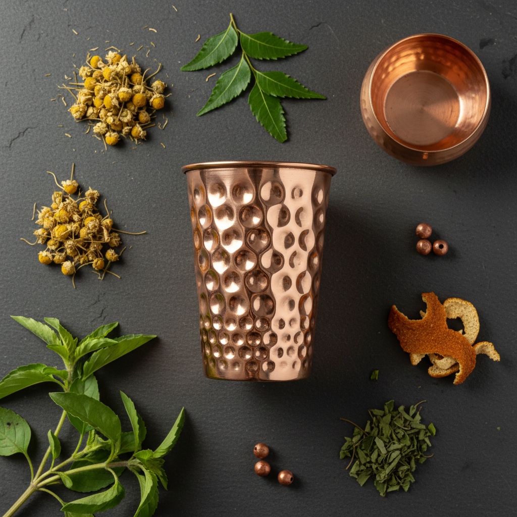 Dimple Glass - Flat Lay