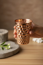 Dimple Glass - Hand Hold