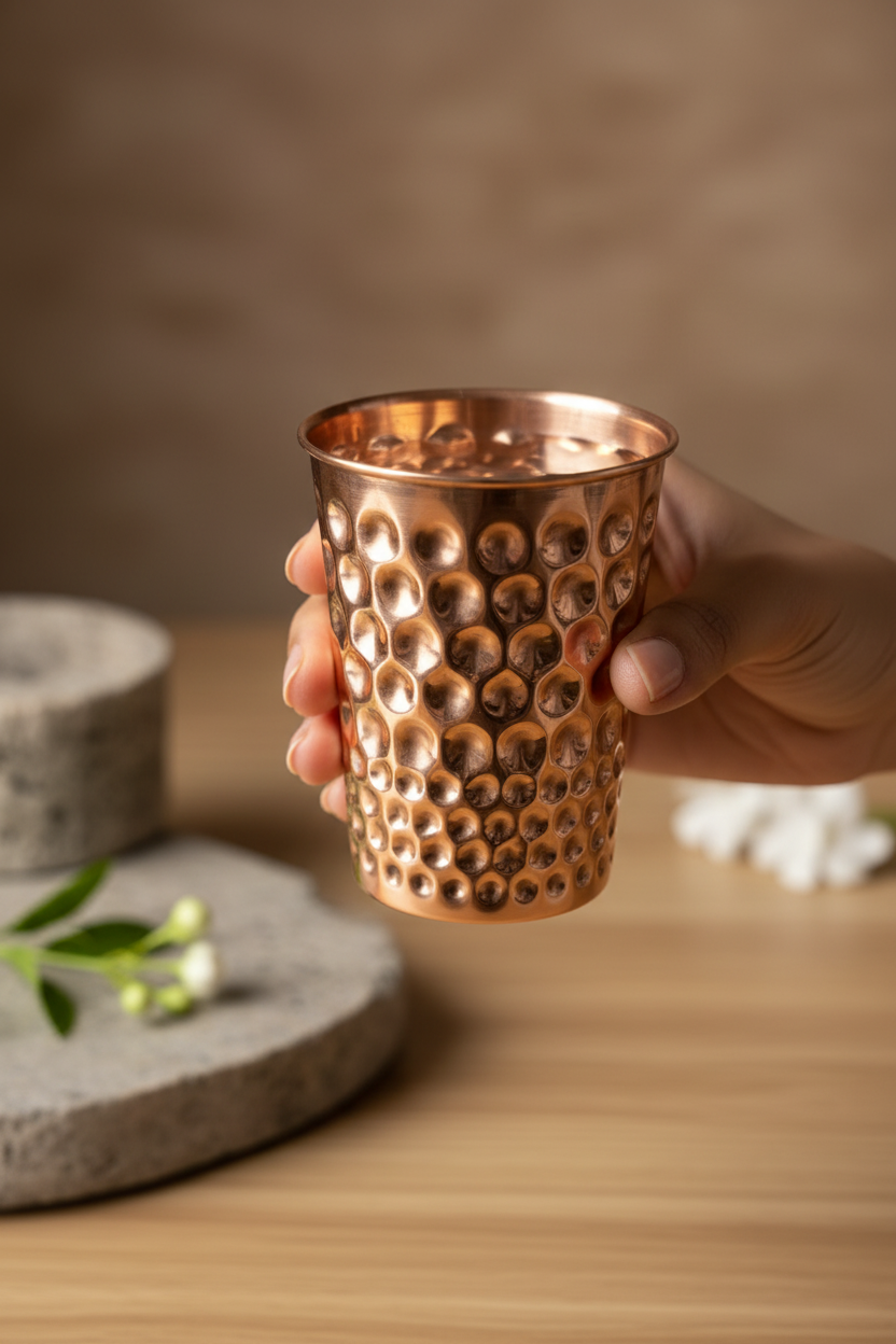Dimple Glass - Hand Hold