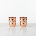 Honeycomb Copper Glass | Hand-Pressed Pure Copper | 300ml