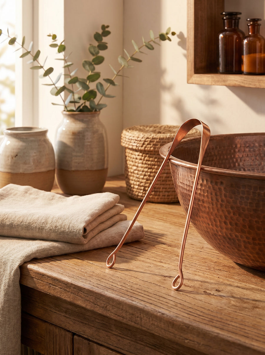 Ayurvedic Copper Tongue Scraper — Free Gift (Summer Sale)