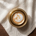 Brass Davara Coffee Serving Set of 2