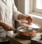 Brass Frying Pan | 10-Inch, 2.8 Litre Ayurveda Living